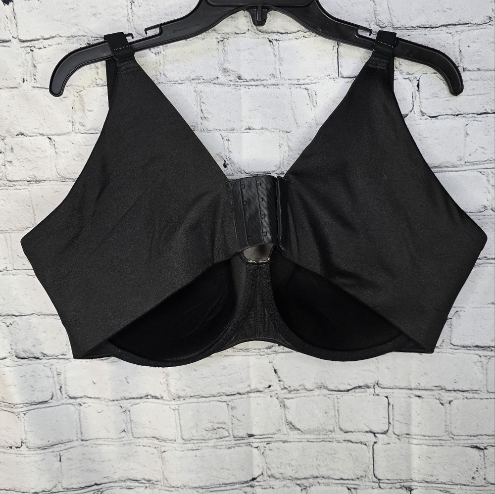 Cacique Black Lightly Lined Balconette Bra Size 44DDD NWT - Picture 5 of 6